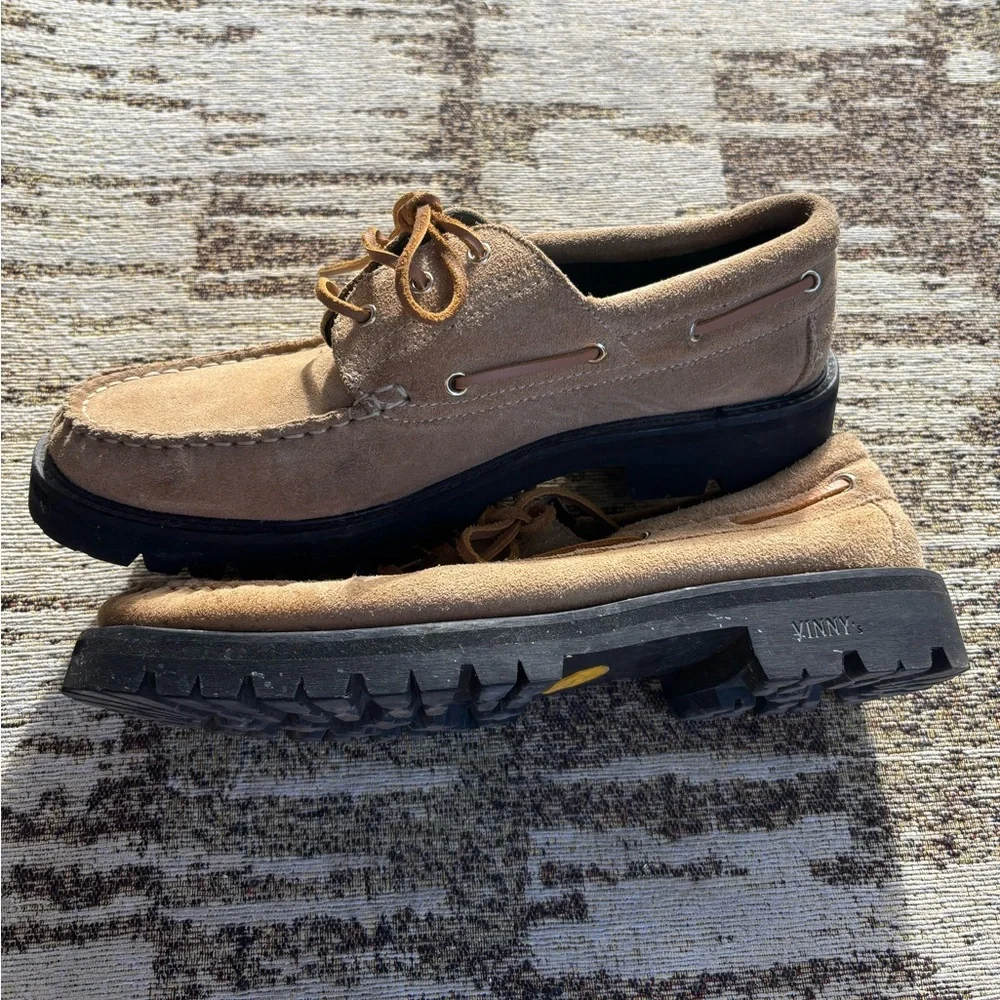 Vinny´S Aztec Suede Boat Shoe-Sand‎